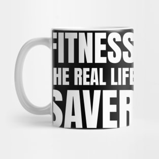 Nurse Fitness: The Ultimate Life Saver - Ideal Gift for Registered Nurses, Workout Enthusiasts, and Fitness Lovers! Mug